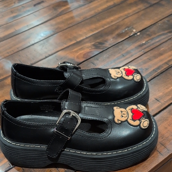 Delia*S Dolls Kill cuddle Brushes Teddy Bear Platform Mary Jane Shoes - Picture 2 of 9